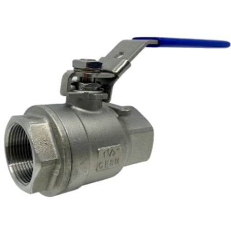 316 Stainless Steel Ball Valve – 2 Piece – Heavy Duty – Full Flow – F&F ...