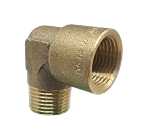 Brass 90 Deg Elbow - Male & Female - BSP Threaded * Valve Warehouse ...