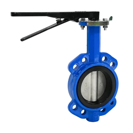 Butterfly Valve Wafer Lever Ductile Iron EPDM Disk WEEL DN100 100mm 4"