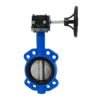 Butterfly Valve Wafer Gear Operated Ductile Iron EPDM Disk WEEL DN100 100mm 4"