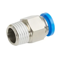 push in fitting tube connection thread bsp male connector stud