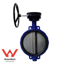 wafer ductile iron stainless steel butterfly valve watermark NBR seat logo gear operated epdm watermark