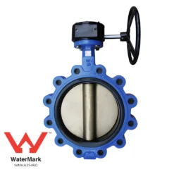 lugged ductile iron stainless steel butterfly valve watermark NBR seat logo gear operated