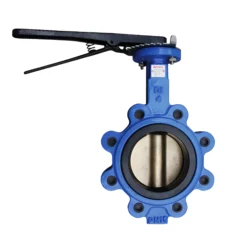 lugged ductile iron stainless steel butterfly valve watermark epdm seat logo lever