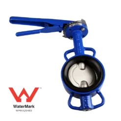 wafer ductile iron stainless steel butterfly valve watermark epdm seat logo