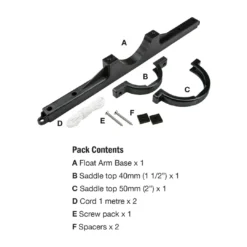 philmac float rig kit foot valve holder support parts