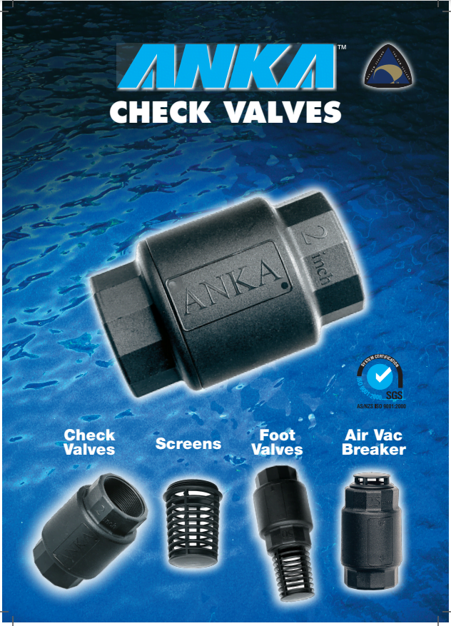 Anka Check Valves - Datasheet