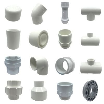 Pressure PVC Pipe Valves and Fittings