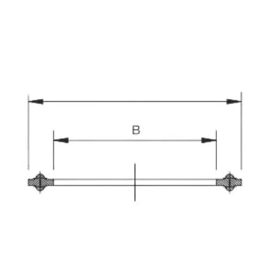 Rubber Tube Fitting EPDM Tri-clover Seal - Drawing